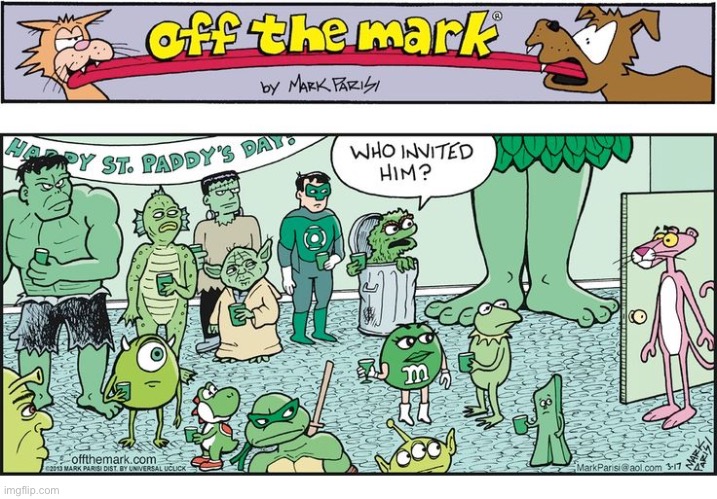 Off The Mark | image tagged in comics | made w/ Imgflip meme maker
