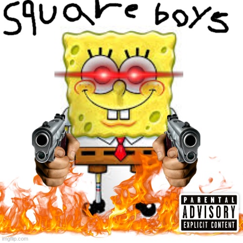 square boys | image tagged in spongebob | made w/ Imgflip meme maker