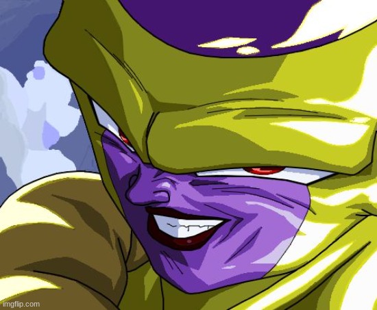 Frieza Smile | image tagged in frieza smile | made w/ Imgflip meme maker