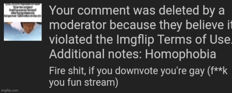 Bro I said that bc it works on fun stream users, sensitive ass fun stream mods | made w/ Imgflip meme maker