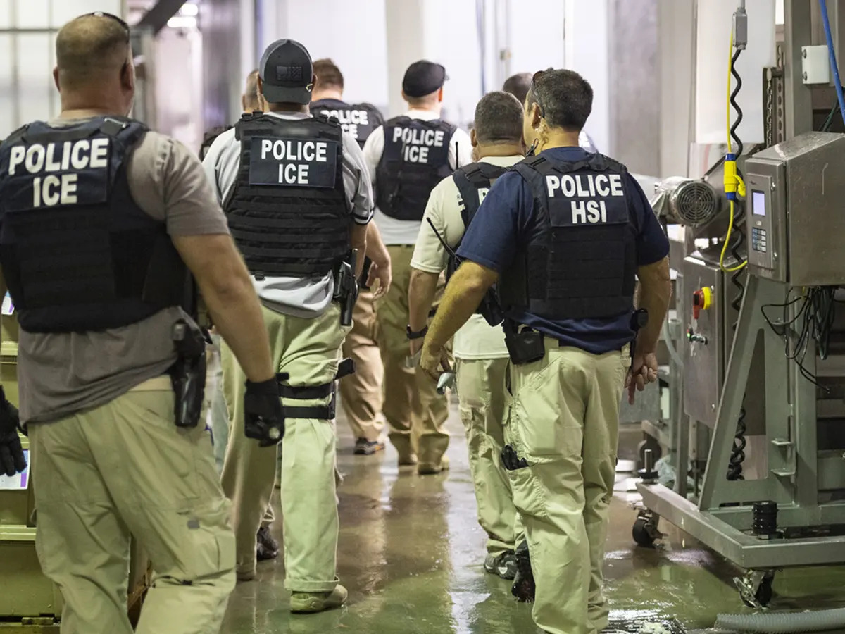 ICE RAID Blank Meme Template