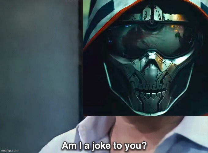 No One Liked Taskmaster | image tagged in am i a joke to you | made w/ Imgflip meme maker