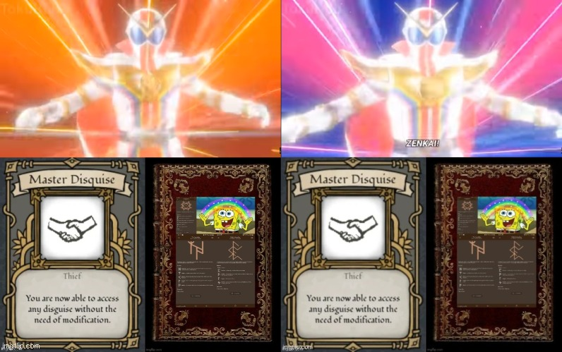 Runes | Book Of Zenkaiger Blank Meme Template