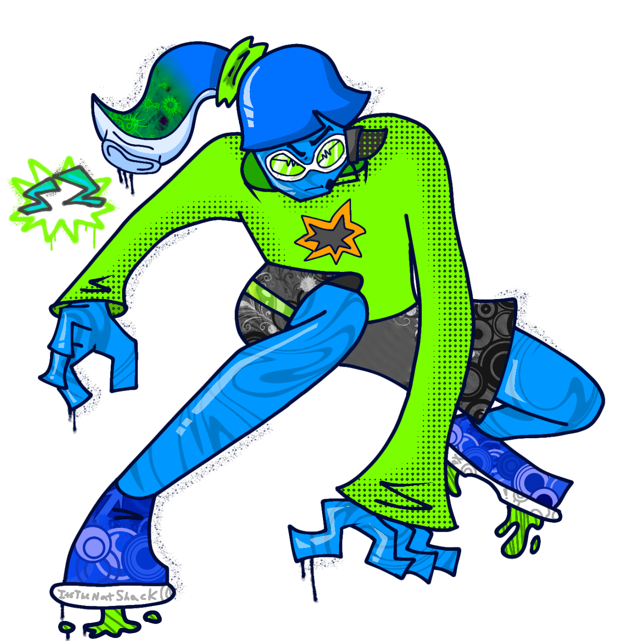 Skatezy&Vax promotional art Blank Meme Template