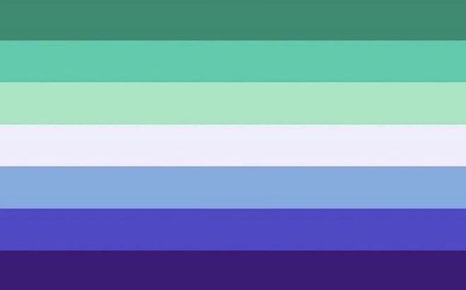 Gay men flag Blank Meme Template