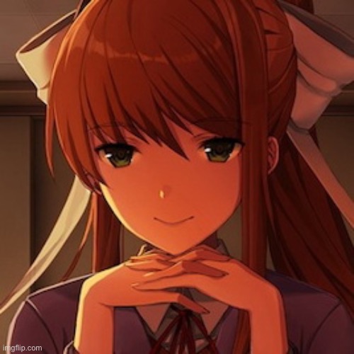 image tagged in doki doki literature club monika | made w/ Imgflip meme maker