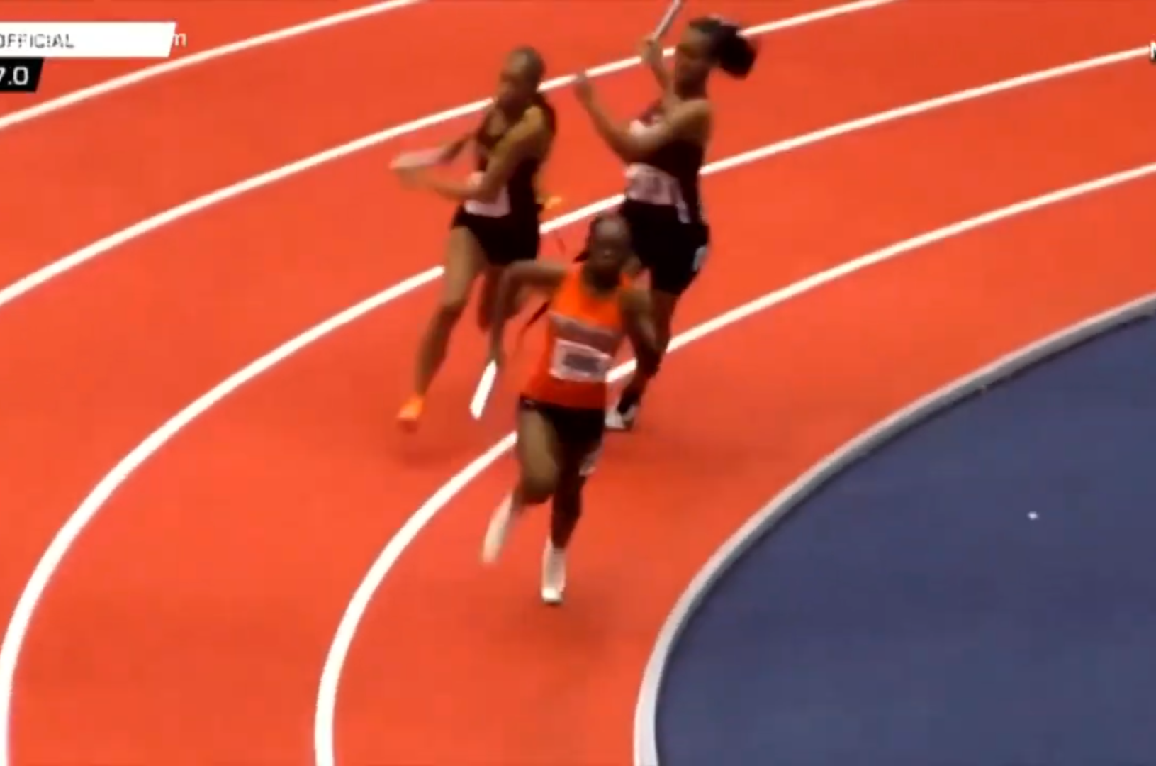 Baton hit runner Blank Meme Template
