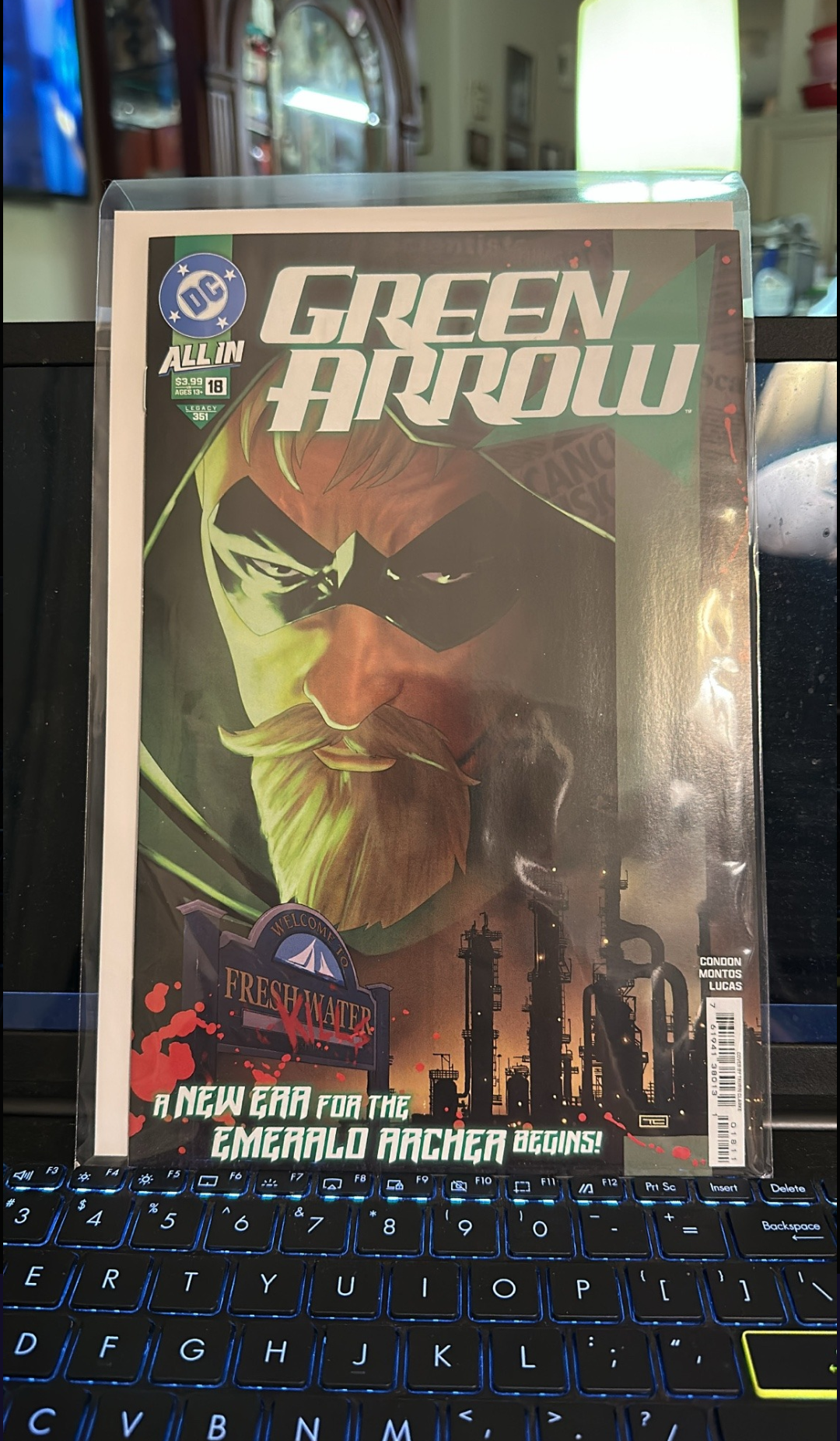 Green Arrow. Blank Meme Template