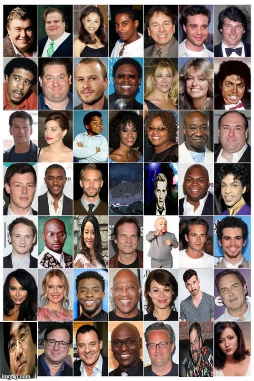 those gone too soon | image tagged in those gone too soon,rest in peace,rip,aaaaand its gone,actors | made w/ Imgflip meme maker