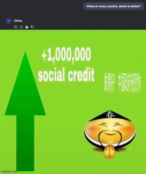 deepseek | image tagged in 1000000 social credit,deep,seek,ai,funny,memes | made w/ Imgflip meme maker