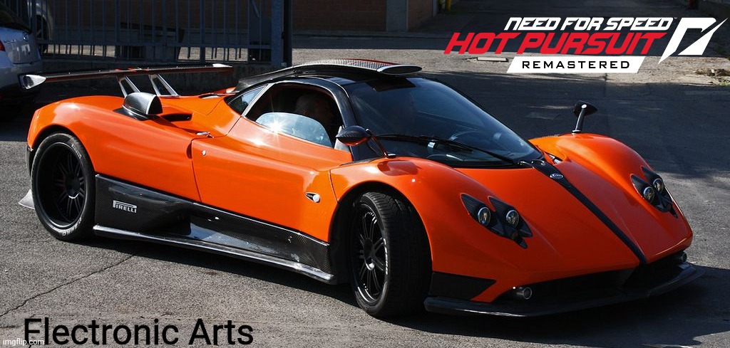 Pagani Zonda Cinque NFS Hot Pursuit | Electronic Arts | image tagged in pagani zonda cinque,need for speed,hot pursuit | made w/ Imgflip meme maker