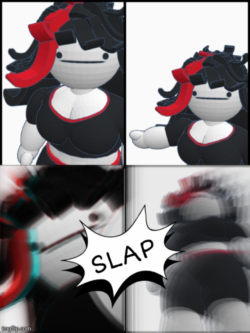 Claire slap | image tagged in claire slap | made w/ Imgflip meme maker