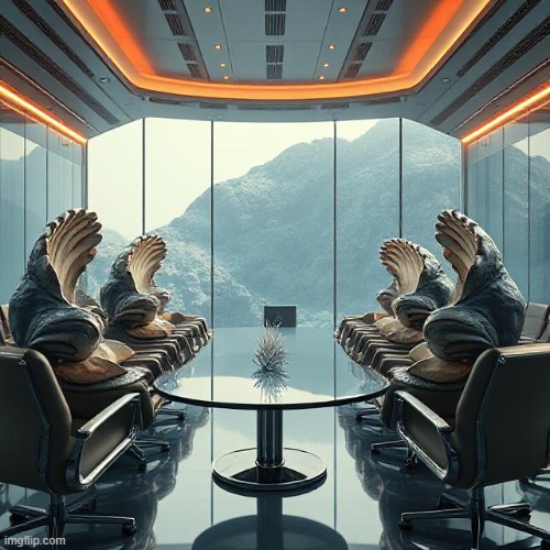 clam business meeting | made w/ Imgflip meme maker
