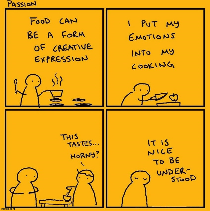 Taste of food | image tagged in comics/cartoons | made w/ Imgflip meme maker