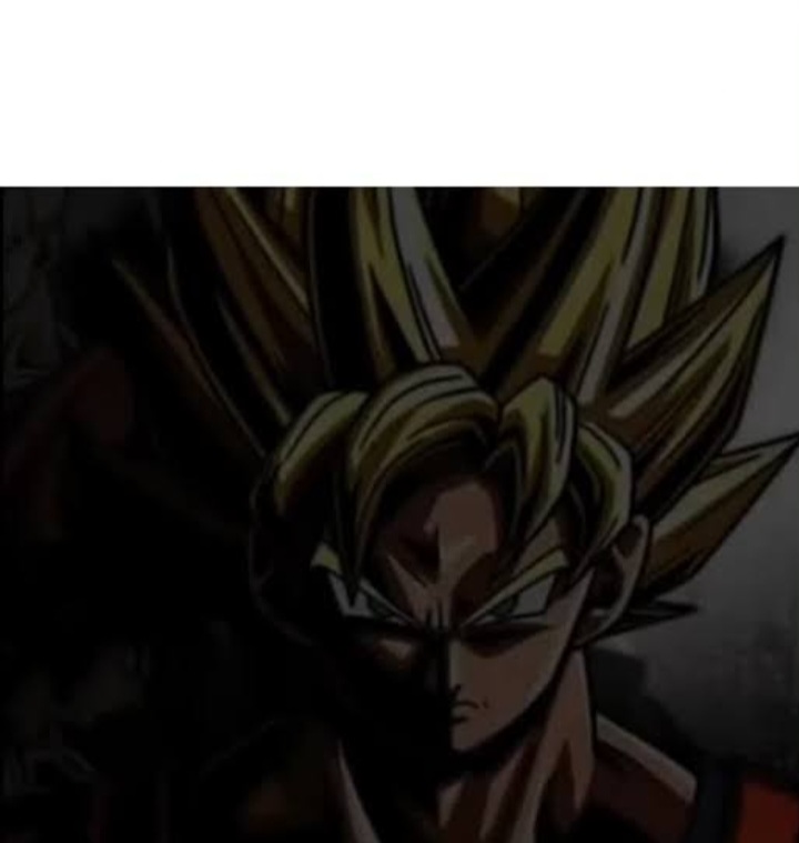Angry SSJ Goku Blank Meme Template