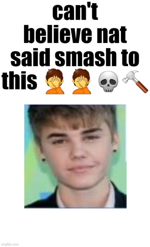 Can’t believe nat said smash to this | image tagged in can t believe nat said smash to this,msmg,memes | made w/ Imgflip meme maker