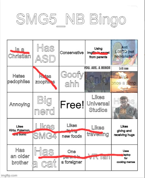 SMG5_NB bingo | image tagged in smg5_nb bingo | made w/ Imgflip meme maker