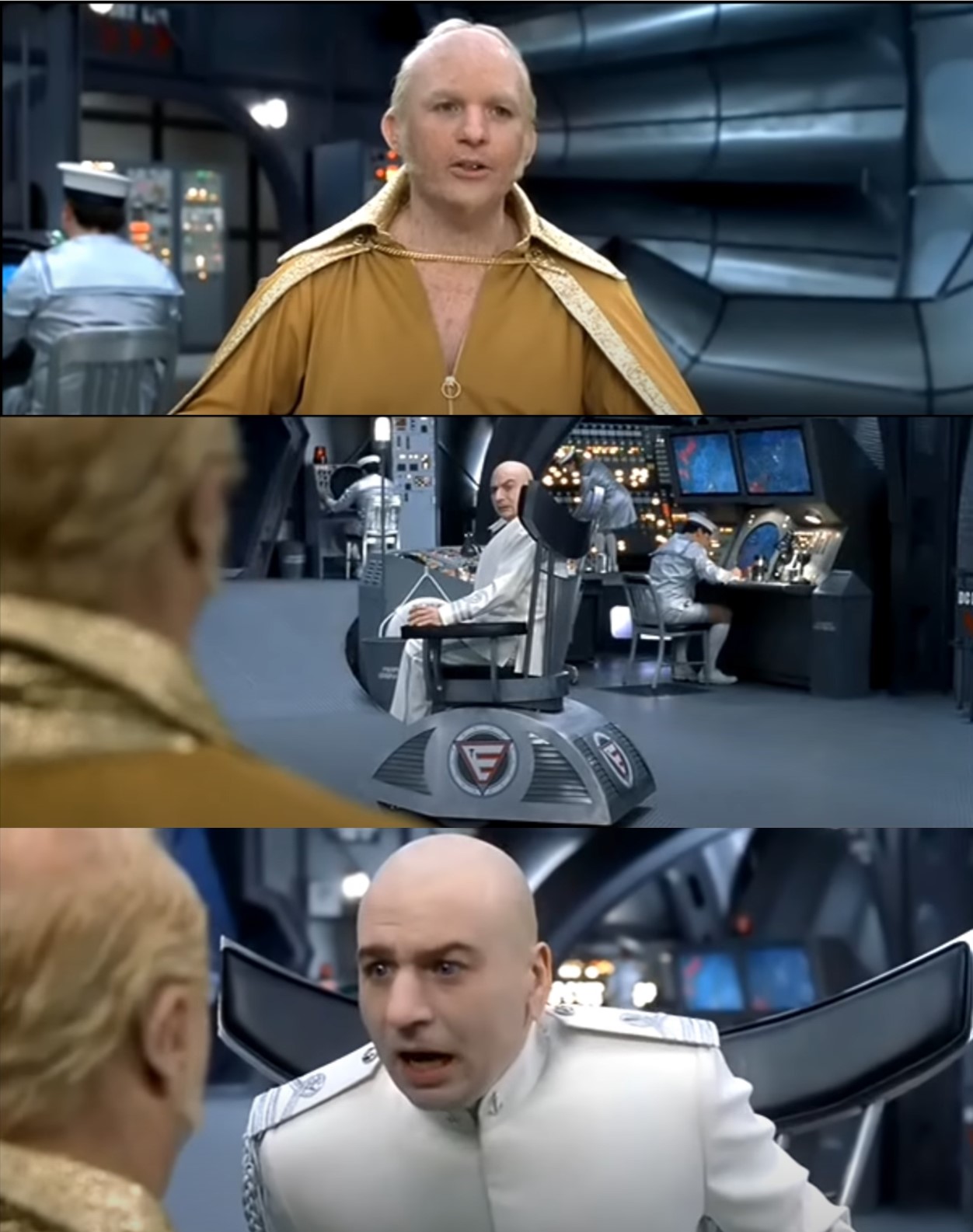 Dr Evil Goldmember Blank Meme Template