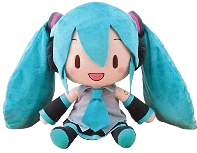 Miku Plush Blank Meme Template