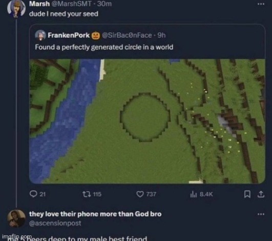 "Don't worry about understanding those Minecrafters, it isn't that impor-" | made w/ Imgflip meme maker