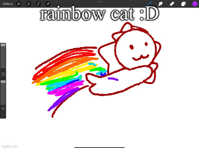 rainbow cat :D | made w/ Imgflip meme maker