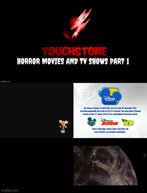 Touchstone Horror Movies and TV Shows Villains Blank Meme Template