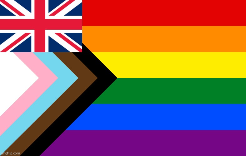 The British Empire strikes again! | image tagged in pride flag | made w/ Imgflip meme maker