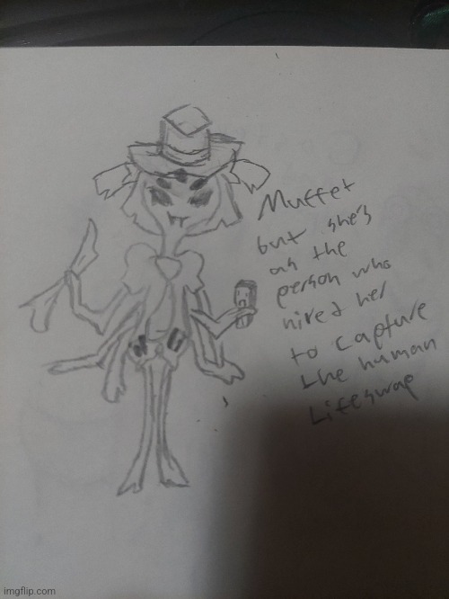 If you want read my handwriting, it's just muffet rather person who hired her to capture the human | made w/ Imgflip meme maker