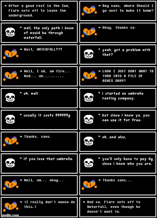 Chapter 4: Flare's best nightmare. | made w/ Imgflip meme maker