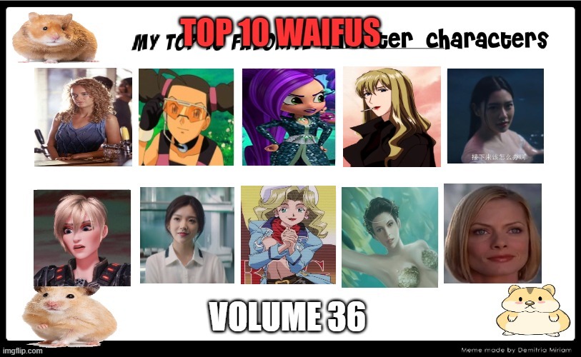waifus volume 36 Blank Meme Template