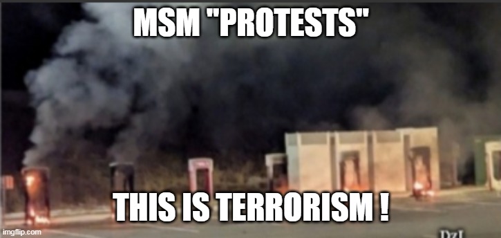 MSM "PROTESTS" THIS IS TERRORISM ! | made w/ Imgflip meme maker