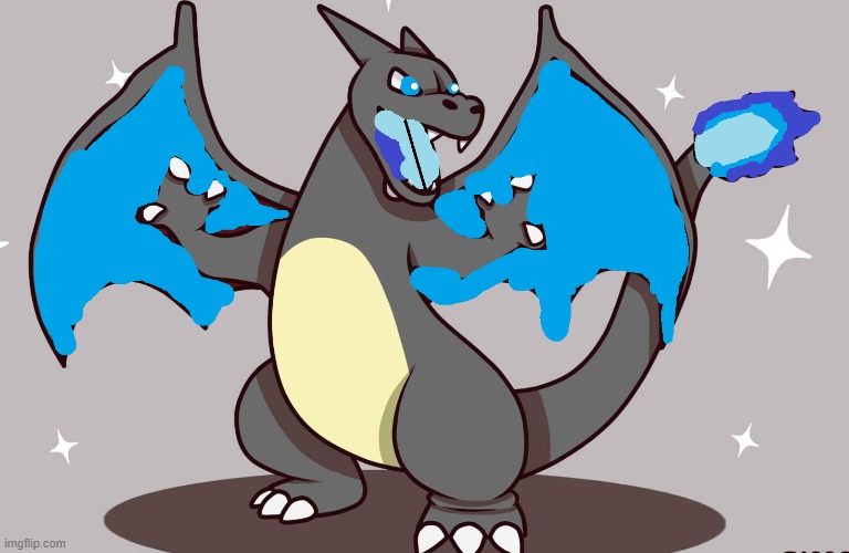 shiny charizard redesign | image tagged in pokemon | made w/ Imgflip meme maker