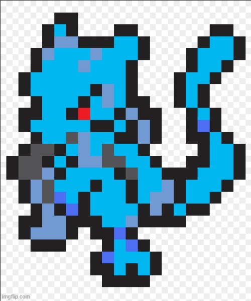 shiny mewtwo pixilart (rate 1/10) | image tagged in pokemon | made w/ Imgflip meme maker