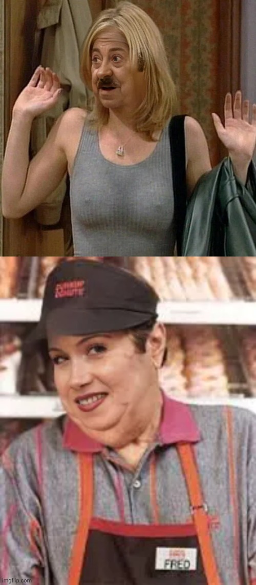 I can smell his armpits | image tagged in married with children,dunkin donuts,face swap,abomination | made w/ Imgflip meme maker