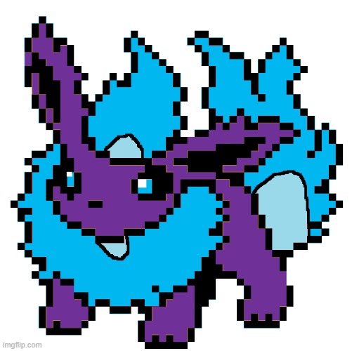 custom shiny flareon | image tagged in pokemon | made w/ Imgflip meme maker