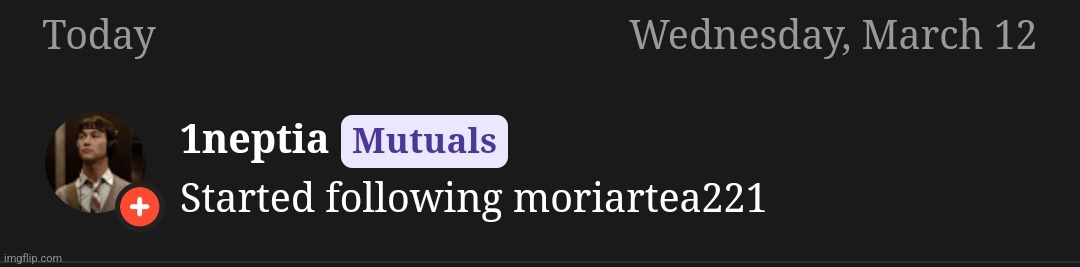 HOLY SHIT HE FOLLOWED ME BACK WOOOOO | made w/ Imgflip meme maker