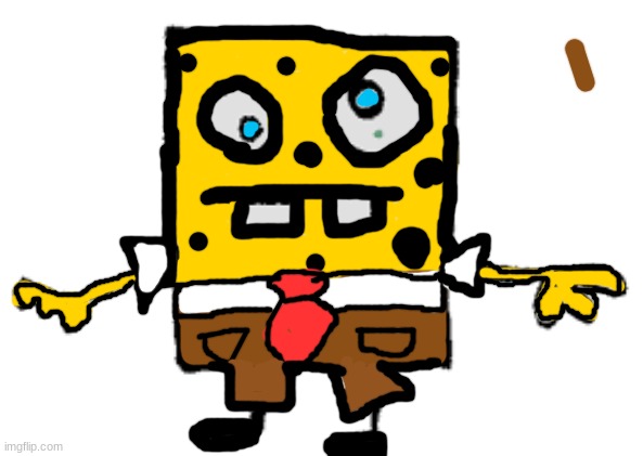 spoodle bob | image tagged in spongebob squarepants | made w/ Imgflip meme maker