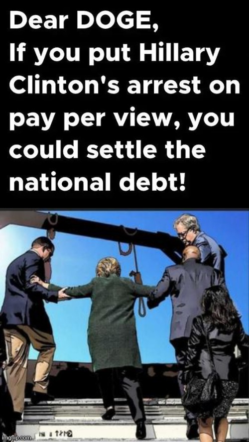 Hillary Clinton ppv | image tagged in hillary clinton,national debt | made w/ Imgflip meme maker