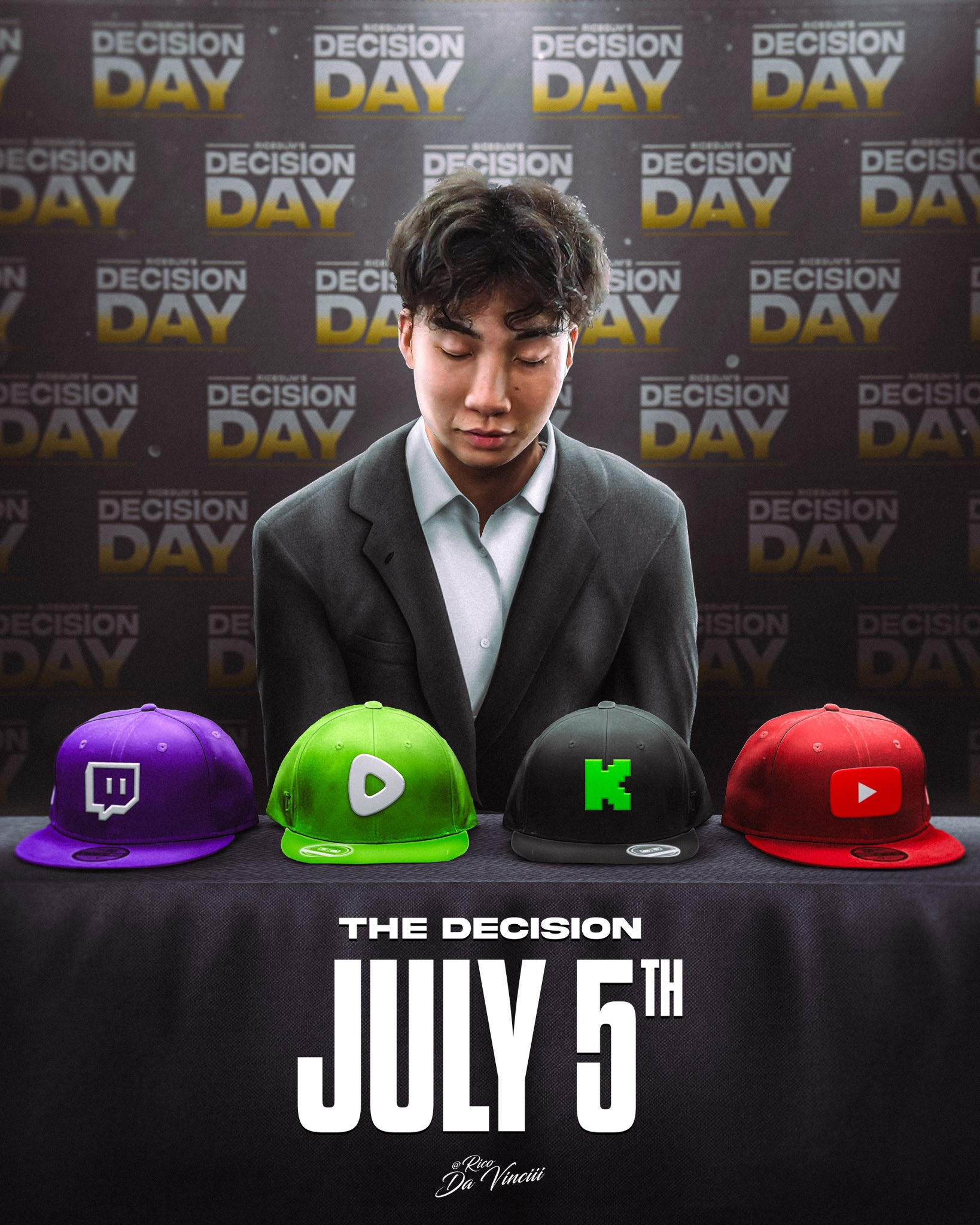 ricegum hats Blank Meme Template