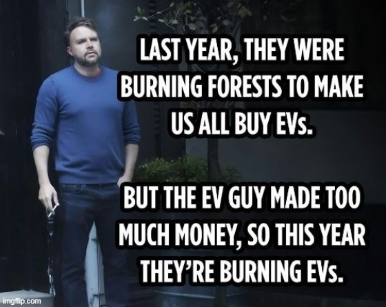 Wonder if JD KNOWS he's taking over the Internet? | image tagged in jd burning trees and evs meme | made w/ Imgflip meme maker
