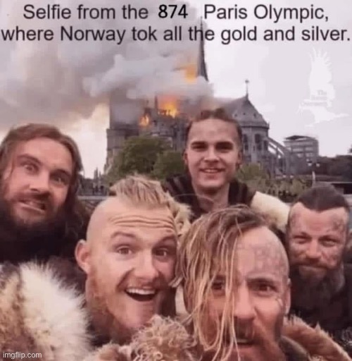 874 AD Olympics | image tagged in gold,silver,olympics,norway | made w/ Imgflip meme maker