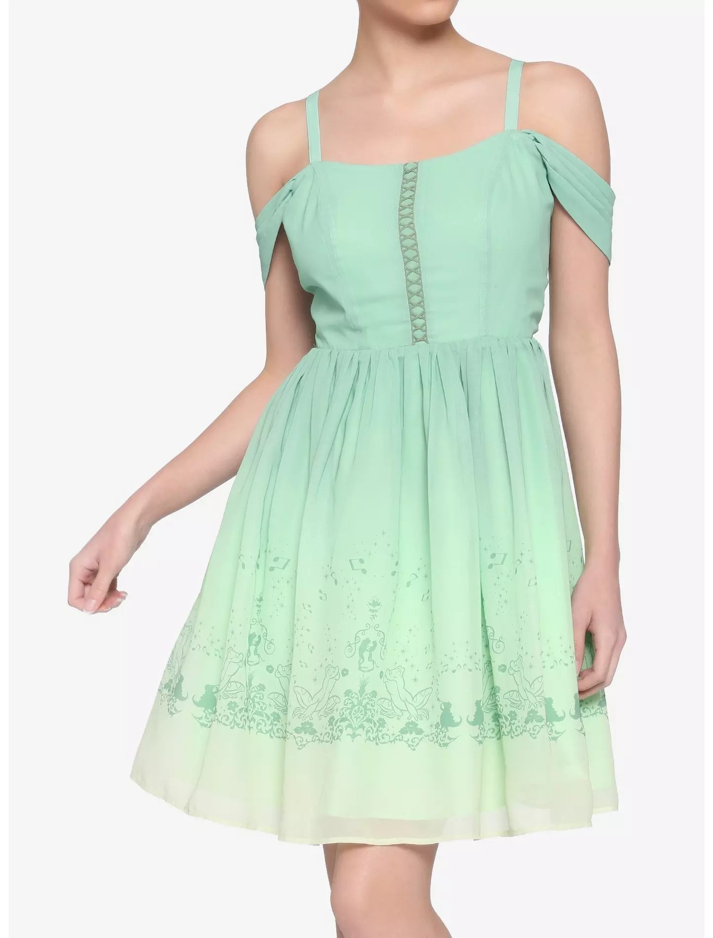 Disney Princess Tiana Dress Blank Meme Template