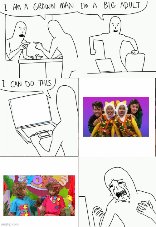 Emotional moment of Mat YoYo if Jeff 171 watches this | image tagged in i'm a grown man i am a big adult i can do this | made w/ Imgflip meme maker