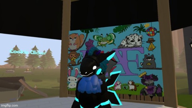 image tagged in rec room,furry,protogen | made w/ Imgflip meme maker