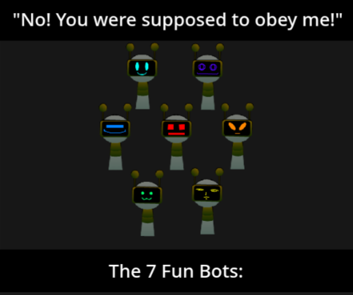 High Quality The 7 Fun Bots (Sprunki) Blank Meme Template