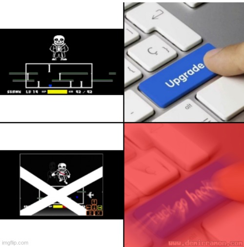 ah, ULB. one of the FREAKIN HARDEST FANGAMES EVER | image tagged in sans | made w/ Imgflip meme maker