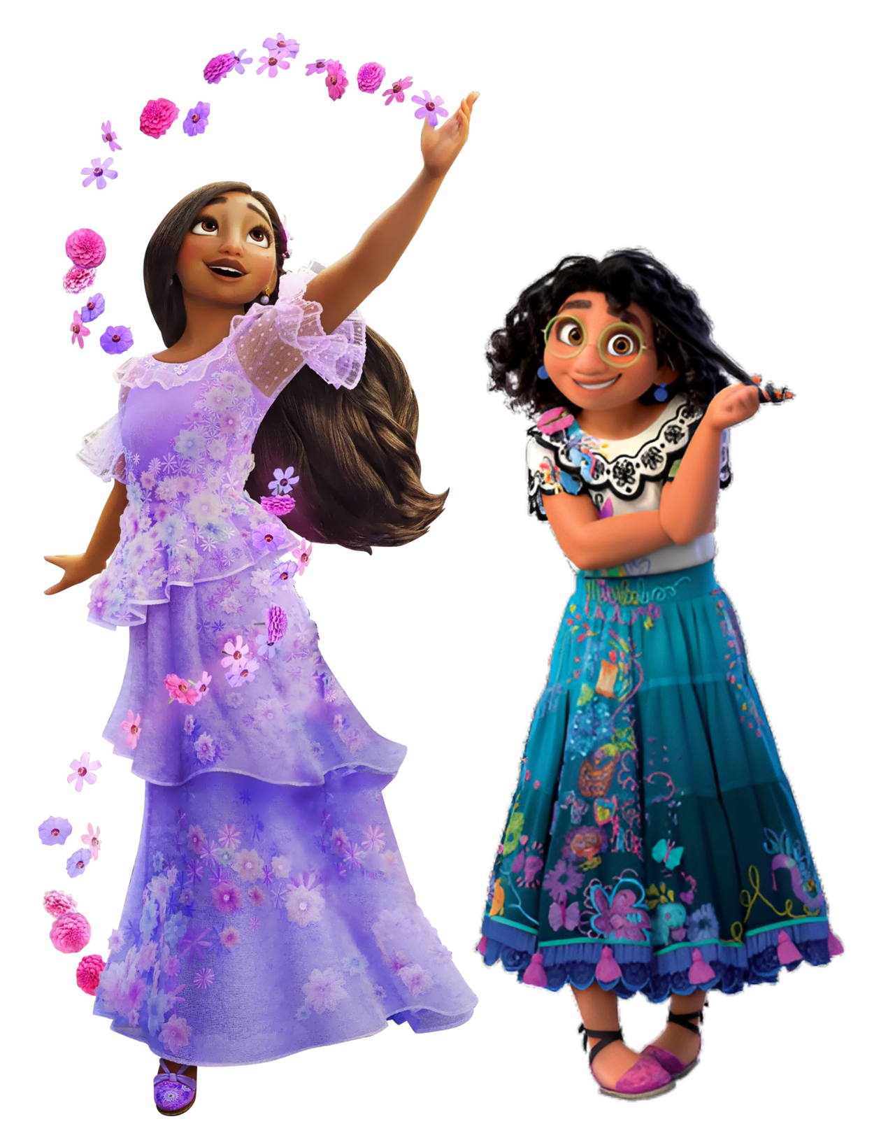 Mirabel And Isabela PNG Blank Meme Template