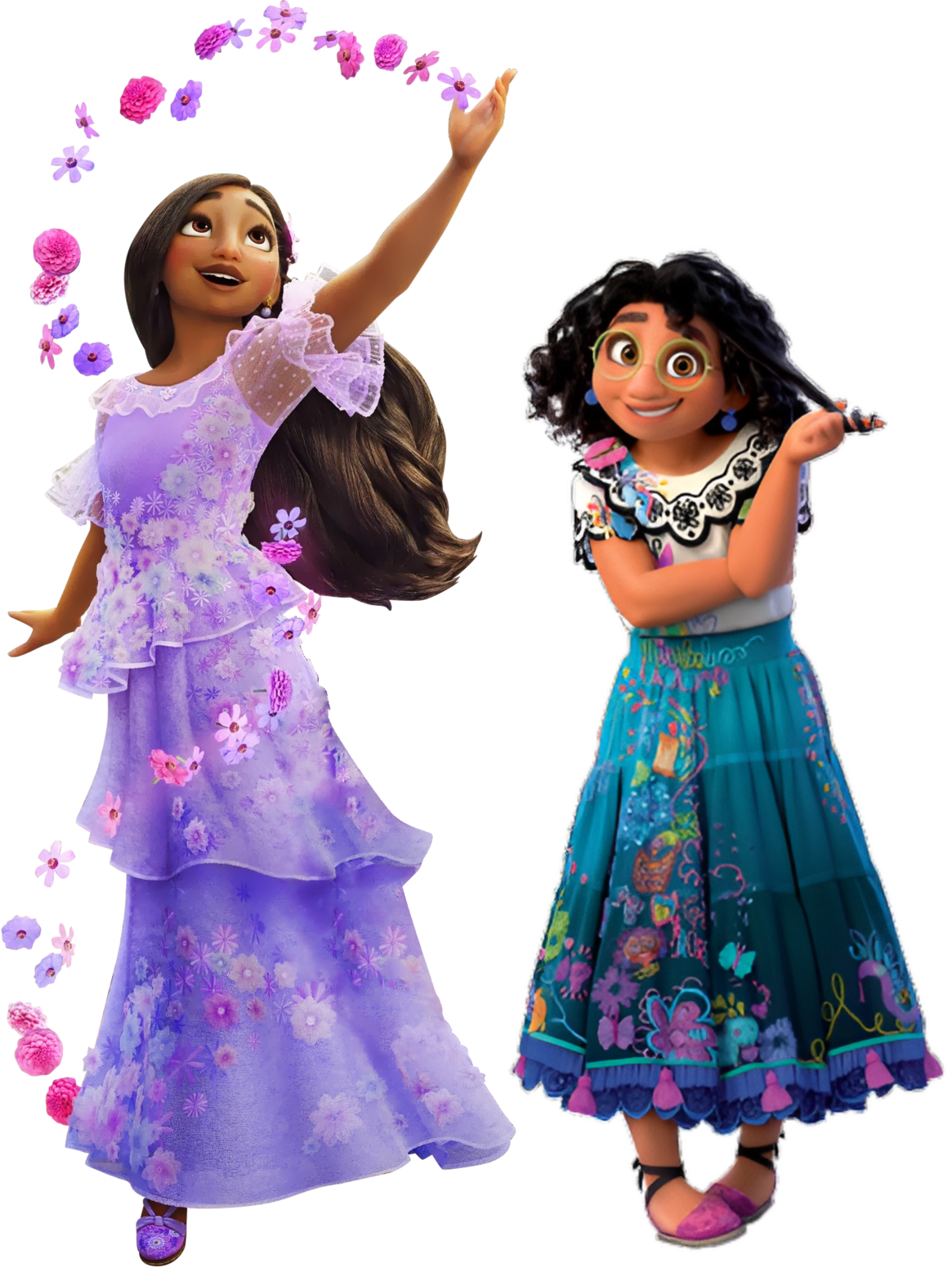 Isabela and Mirabel (The Madrigal Sisters) Blank Meme Template