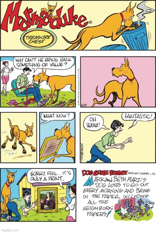 Marmaduke | image tagged in comics | made w/ Imgflip meme maker