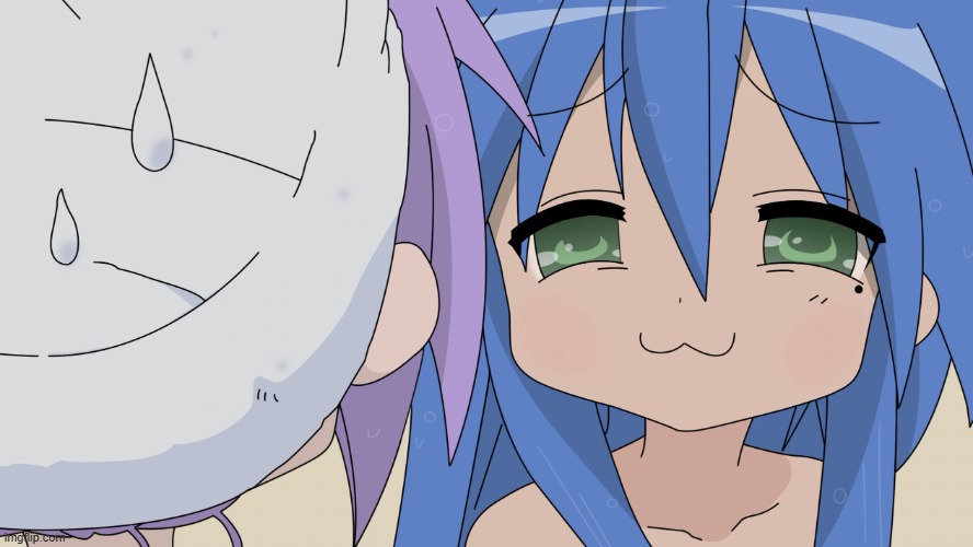 konata lucky star anime smug girl | image tagged in konata lucky star anime smug girl | made w/ Imgflip meme maker